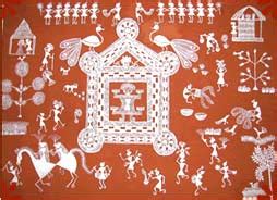 Warli Paintings - Worli Paintings Maharashtra, Warli Tribal Paintings, Worli Painting