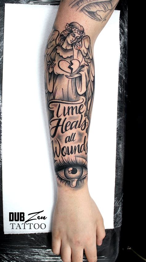 time heals all wounds tattoo ideas - lineartdrawingsaestheticcouple