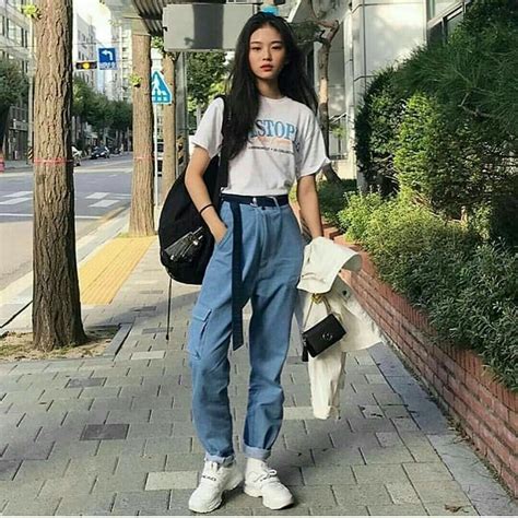 g e o r g i a n a | Korean outfit street styles, Korean fashion ...