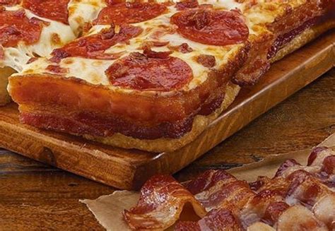 Little Caesars Bacon Wrapped Deep Dish Pizza Only $10