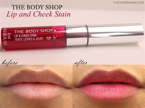 Real Asian Beauty: The Body Shop Lip and Cheek Stain Review