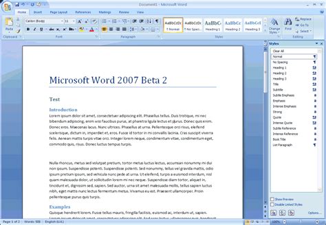 Microsoft Office Word 2007-Download Software Application PC-Free | doblanksoftgames