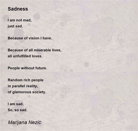 Sad Poems