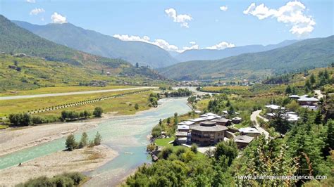 Paro valley in Bhutan