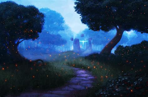 ArtStation - mystical forest