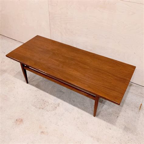 Walnut MCM Coffee Table - hausmodern Vancouver