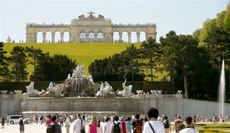 Wien palace gardens editorial photo. Image of destination - 72514291