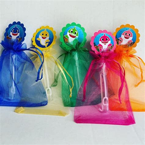 Shark Mini Bubble Wand Goodie Bag Party Favor - Etsy