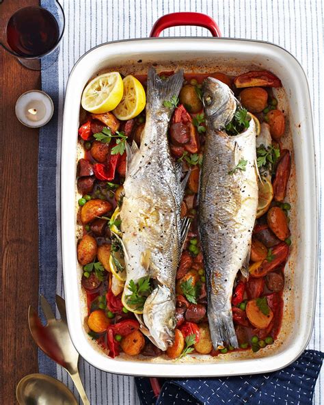 Branzino with Chorizo & Potatoes | Recipe | Chorizo and potato, Meals ...