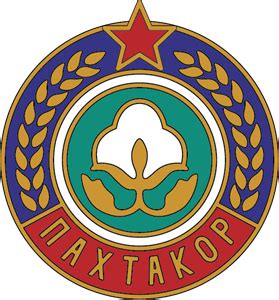 FK Pakhtakor Tashkent 60's - 70's Logo Vector (.AI) Free Download