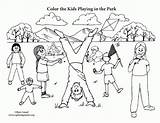 Park Coloring Page  Home sketch template