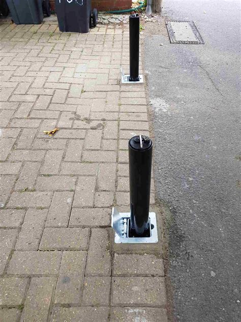 2 x Telescopic Bollard Installation | Romford, Essex, RM1