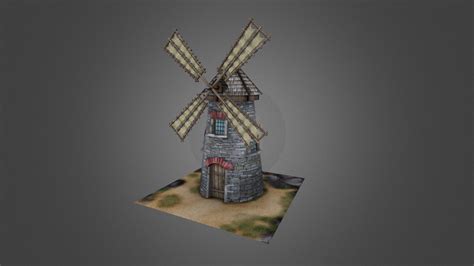 Medieval Windmill - 3D model by CG Duck (@cg_duck) [d3882e6] - Sketchfab