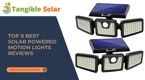 Top 9 Best Solar Powered Motion Lights? Reviews