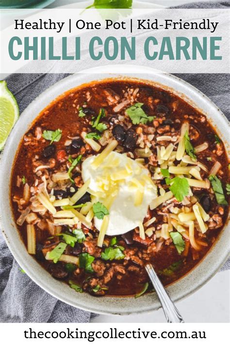 Healthy Chilli Con Carne - The Cooking Collective | Recipe | Healthy chilli con carne, Healthy ...