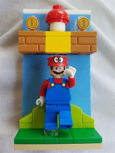 A small display stand I built for the eclipsegrafx mario minifigure ...