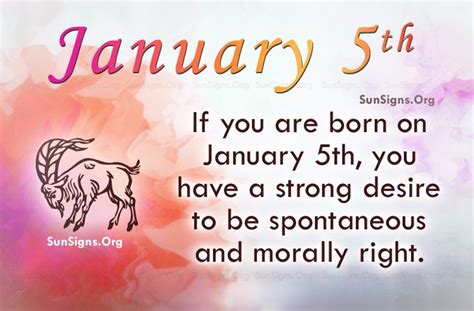 January 5 Birthday Horoscope Personality | Birthday horoscope, Birthday ...