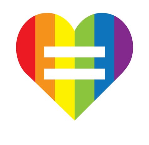 Equality Heart - Clip Art Library