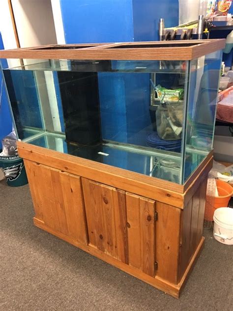 90 gallon REEF READY Aquarium fish tank & stand $250 for Sale in ...