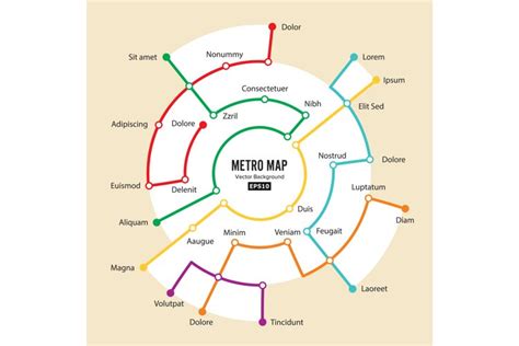 Metro Map Vector (683286)