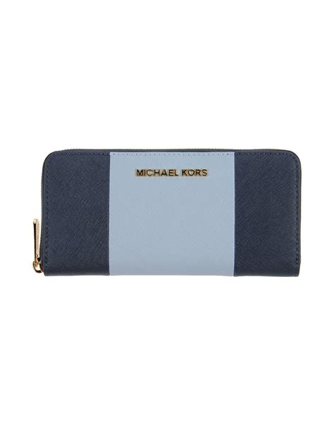 Michael michael kors Wallet in Blue | Lyst