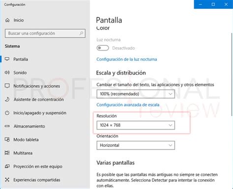 Como cambiar resolución de pantalla en Windows 10 y bajar brillo