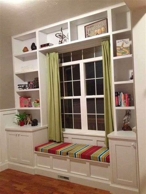 Image result for window seat bookcase | Home, House design, Home decor