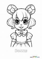 Bonnie  Coloring Pages For Kids sketch template