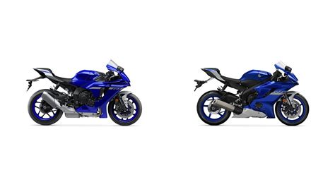 Motorrad Vergleich Yamaha R1 2021 vs. Yamaha YZF-R6 2020