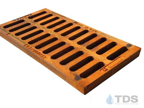 12″ x 24″ Cast Iron HD Grate | Drainage Kits