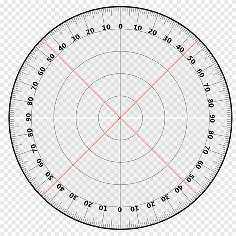 Protractor Circle Degree Template Turn, 360 Degrees, angle, compass png | PNGEgg