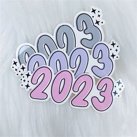 2023 Vinyl Sticker Die Cut | Choose Your Color – TheHoneyBShop