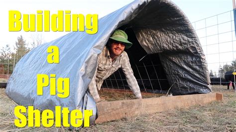 Building a Pig Shelter - YouTube