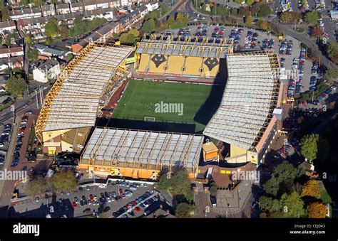 Aerial image of Wolverhampton Wanderers FC Molineux ground Stock Photo ...