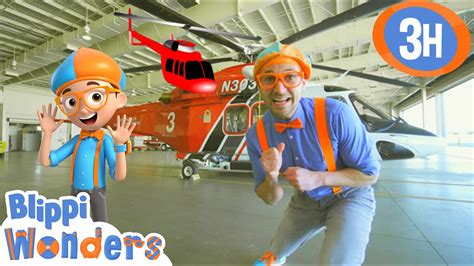 Blippi Explores a Firefighting Helicopter! | Blippi Wonders ...