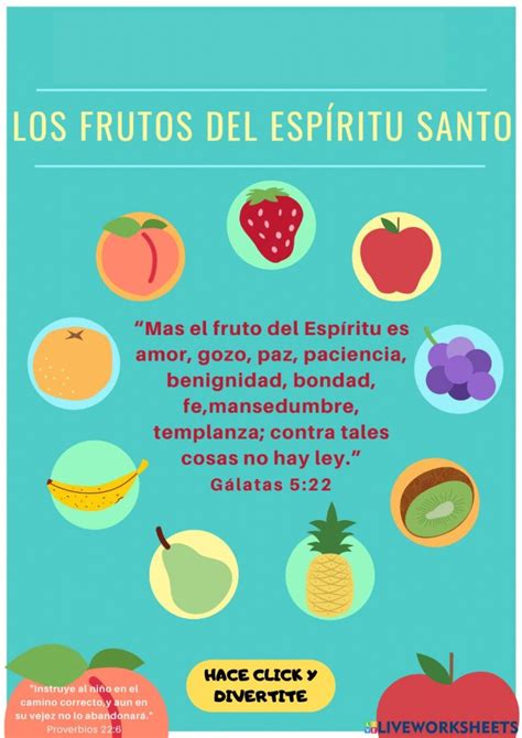 Corazón de Dios y tu corazón Los Dones y Frutos del Espíritu Santo