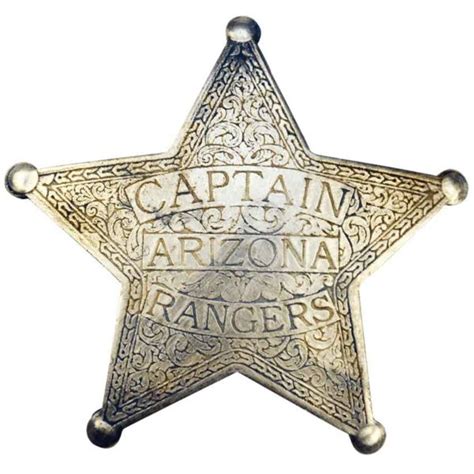 Arizona Rangers Captain Badge