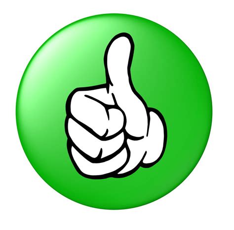 Free Clipart Thumbs Up Sign