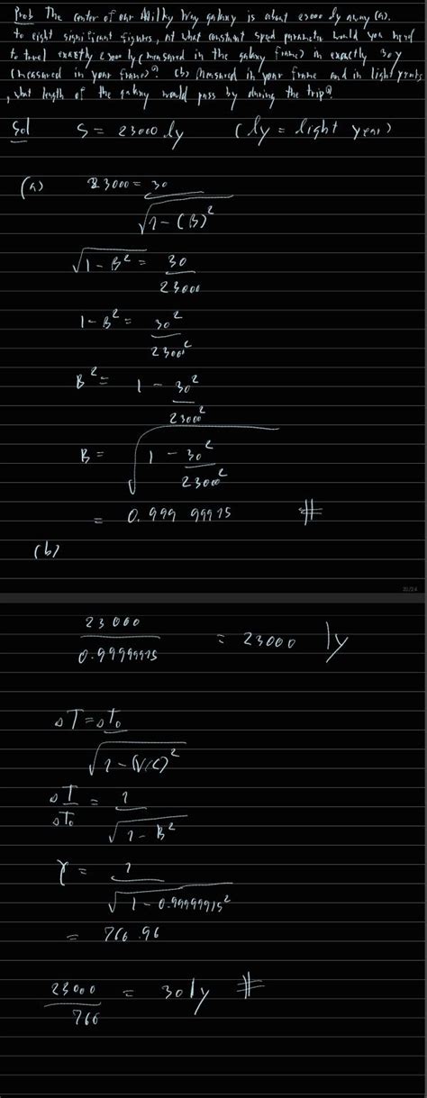 length contraction example problem no.7 with a solution (module 37.2 the relativity of length ...