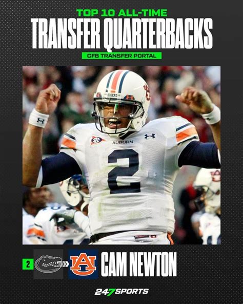 247Sports' top 10 all-time CFB transfer portal QBs : r/NFLv2