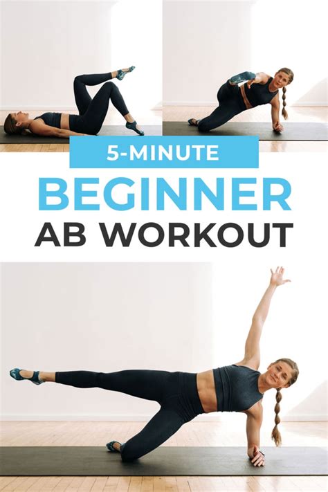 5-Minute Beginner Ab Workout (Video) | Nourish Move Love