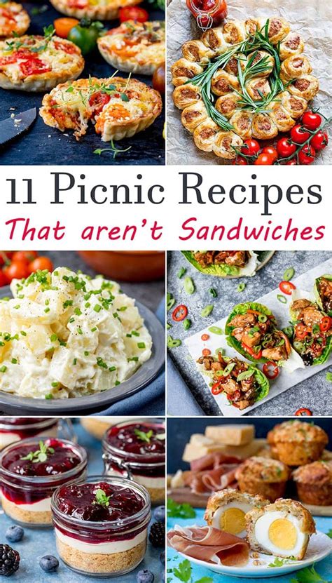 11 Picnic Food Ideas That Aren't Sandwiches! - Nicky's Kitchen Sanctuary