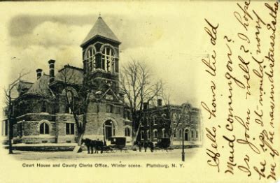 Clinton County Courthouse, 1889 - Historical Society of the New York Courts