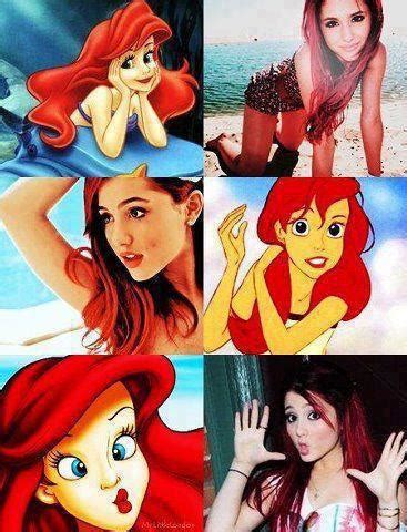 Ariel & Ariana Grande - Disney Princess Fan Art (34249225) - Fanpop