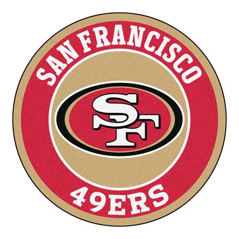 Roundel Mat - San Francisco 49ers | San francisco 49ers logo, San ...