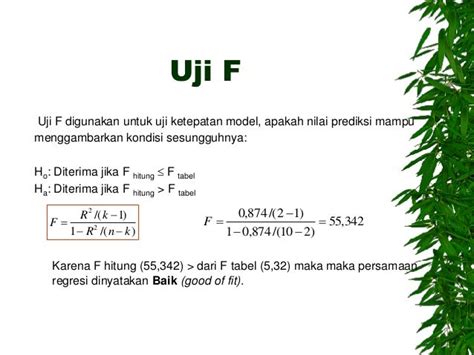 Contoh Soal Uji F Statistik Contoh Soal Dan Pembahasan Dimensi - IMAGESEE