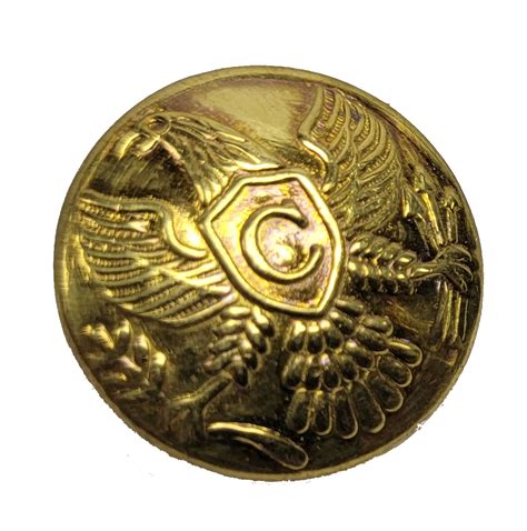 Civil War Cavalry Officer Uniform Button