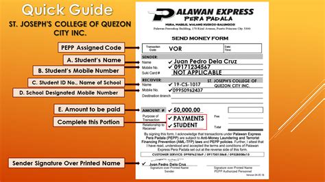 You can now pay your child’s tuition fee via Palawan... - St. Joseph's ...