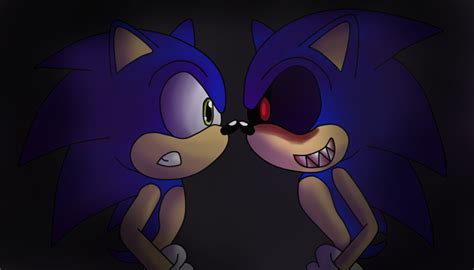 Sonic vs Sonic EXE by Stardust-Speedway on DeviantArt