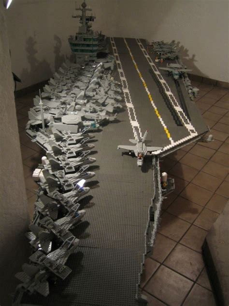 These LEGO aircraft carriers are pretty amazing (30 HQ Photos) | Portaviones, Portaaviones ...